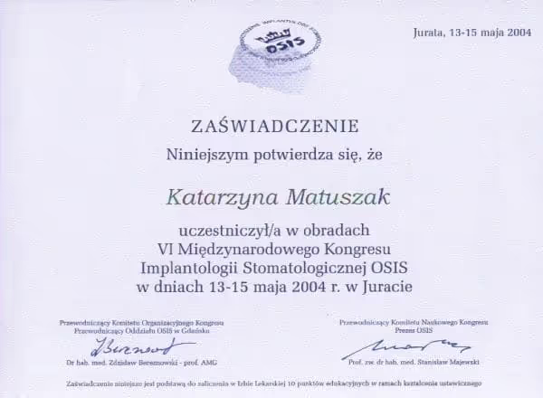 Katarzyna-Matuszak-Burkowska-certyficate-implantology-17