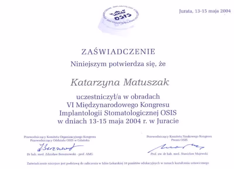 Katarzyna-Matuszak-Burkowska-certyficate-implantology-13