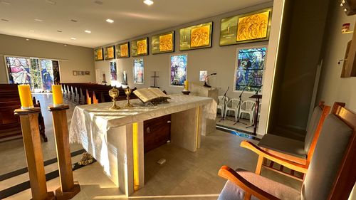 Interior igreja N.S.Fátima na Piquiri Papéis