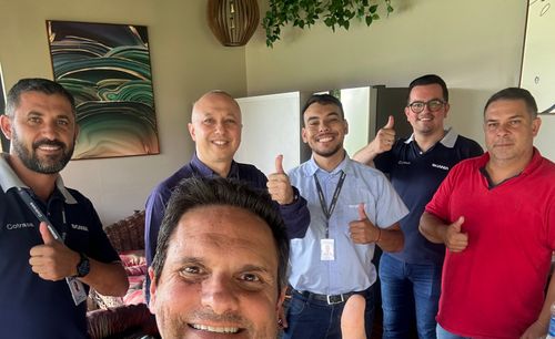 Equipe Scania visita a nossa empresa