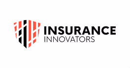 Logo with stylized red and black shield icon next to the text 'INSURANCE INNOVATORS'.