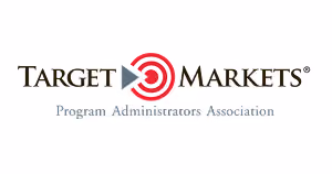 Target Markets Program Administrators Association logo with a red bullseye icon.