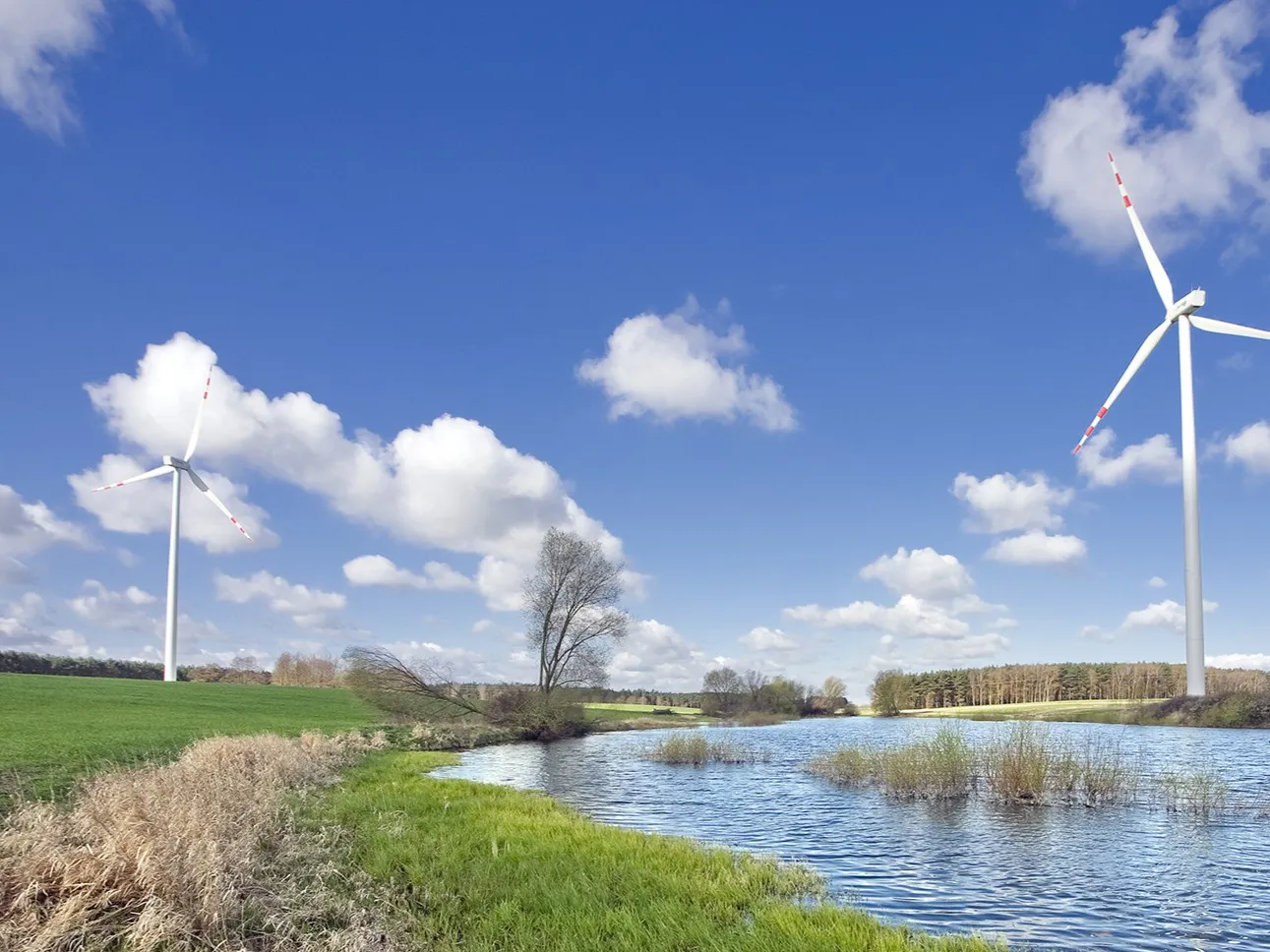 Windmills on Landscape, Acciona Energy