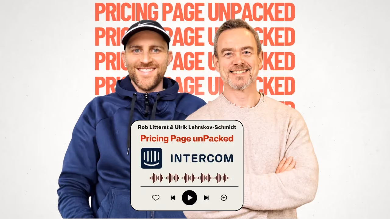 Pricing Page unPacked - INTERCOM: Pricing the work, not the software