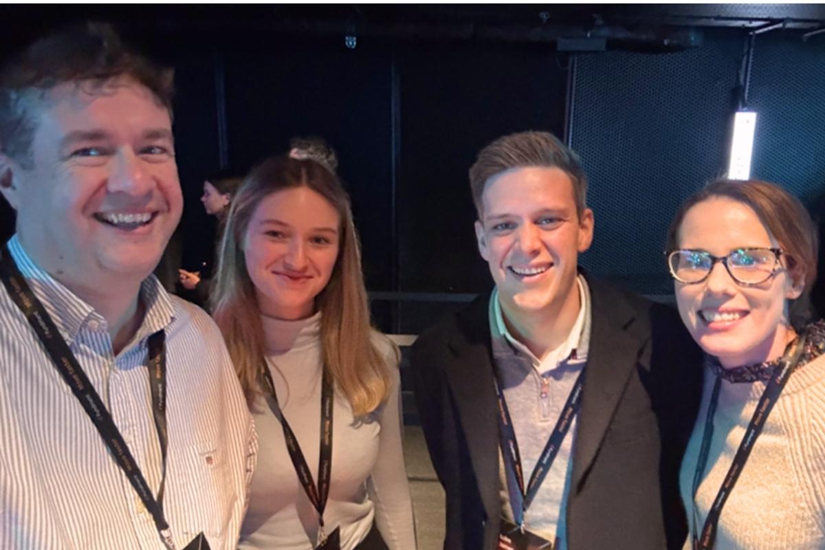 Steve, Ellie, Luke and Mel, advisers at Lucent, at the Fundment conference in January 2026