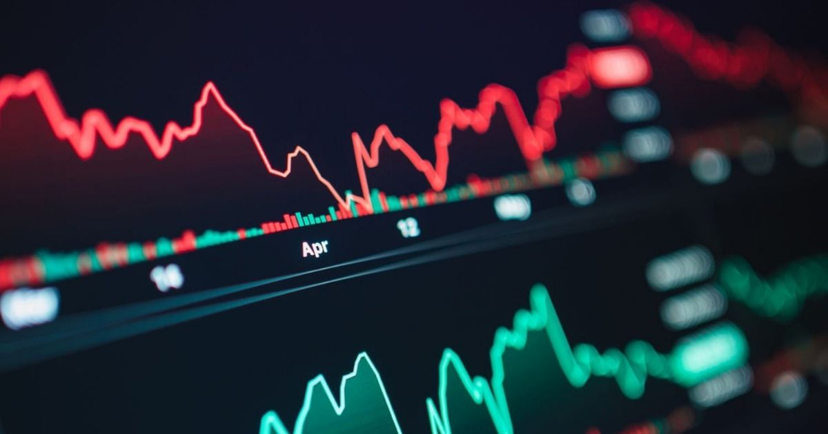 chart demonstrating ups and downs of volatile markets