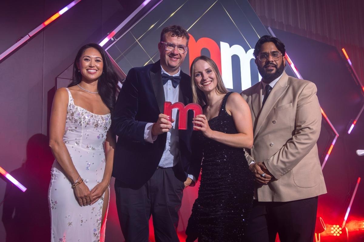 Steve Rowe and Jas Clarke collected our trophies at the Money Marketing Awards