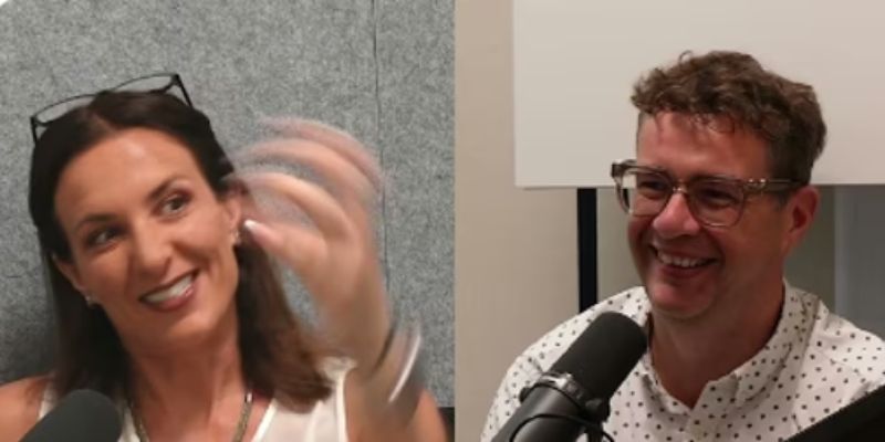 Steve and Jess snapshot from the podcast