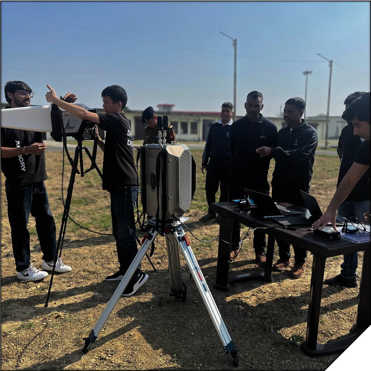 Image of Armory's Surge Anti Drone System at trials in Alwar, India