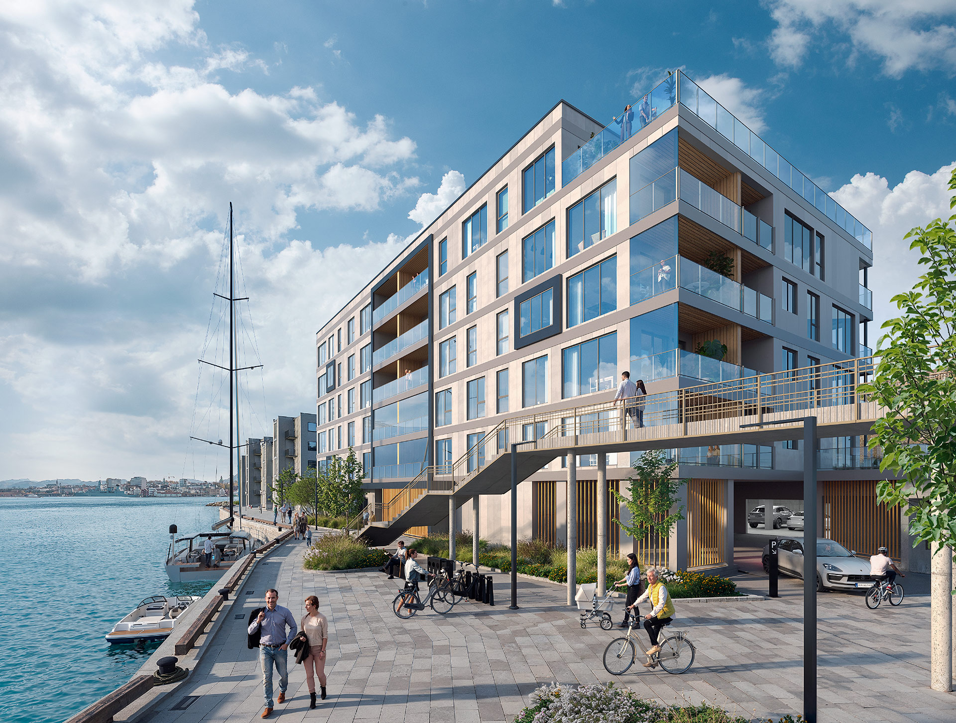 3D-illustrasjon for Innseilingå