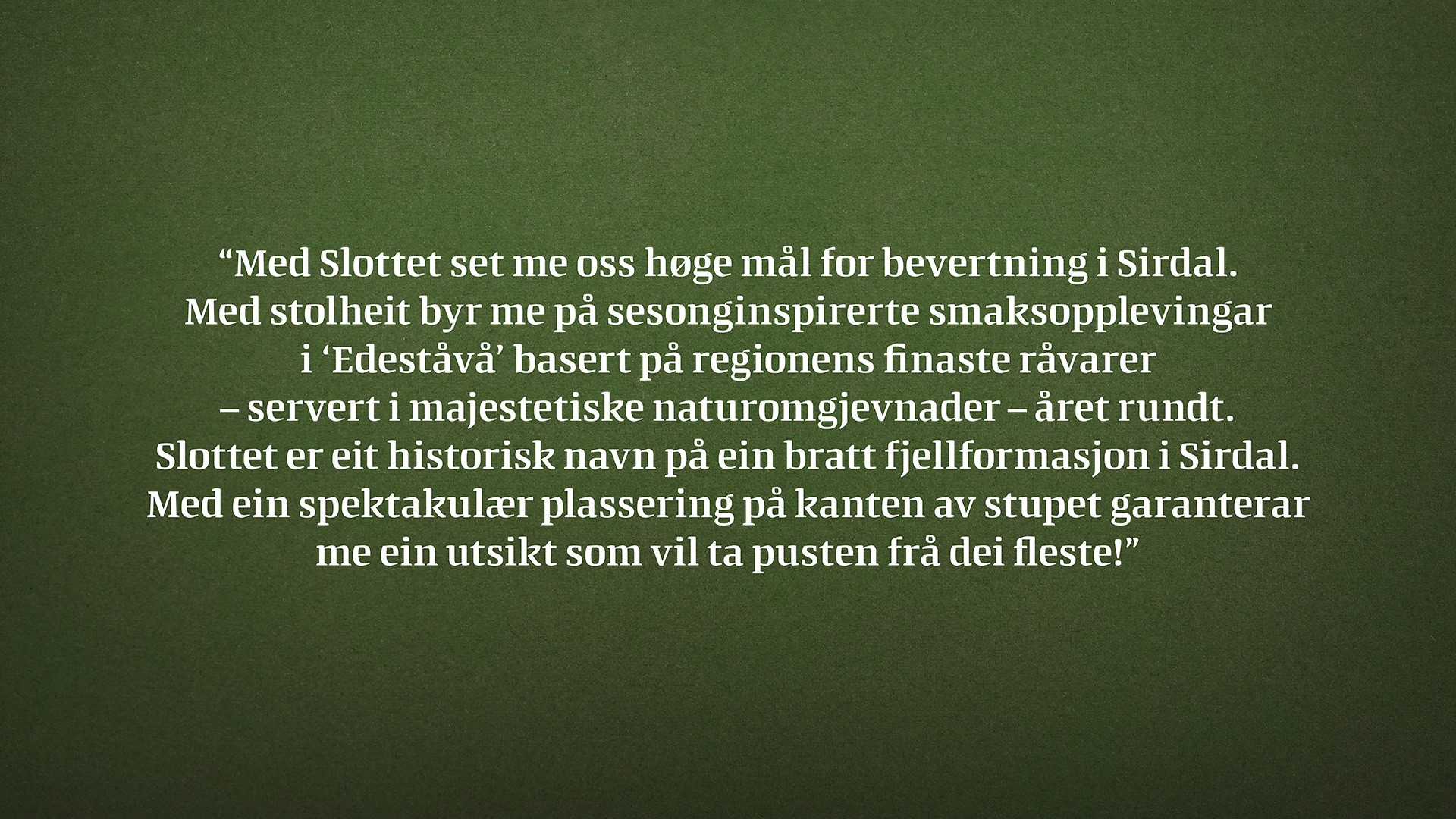 ‘Elevator pitch’ 