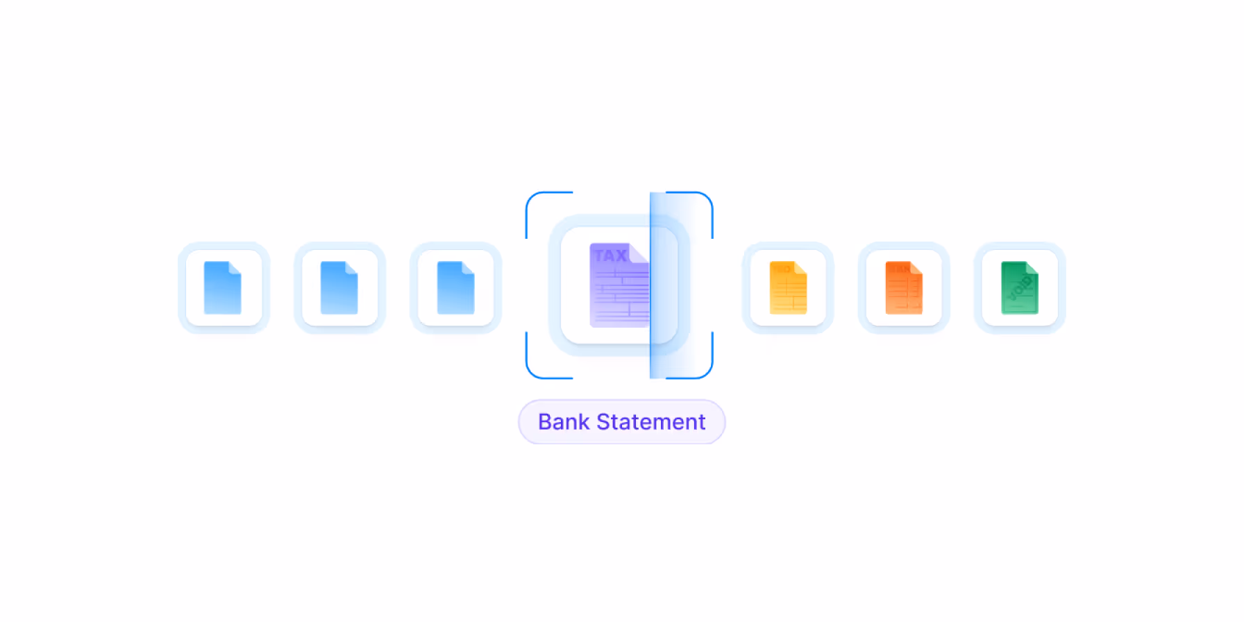 An image of a file being classified