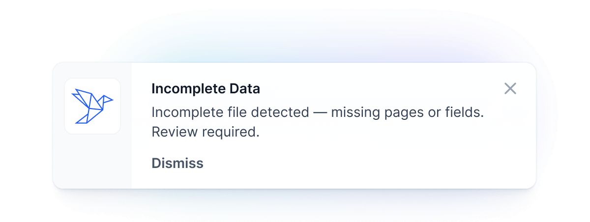 Image indicating an error: incorrect file detected, missing file, or file not found.


