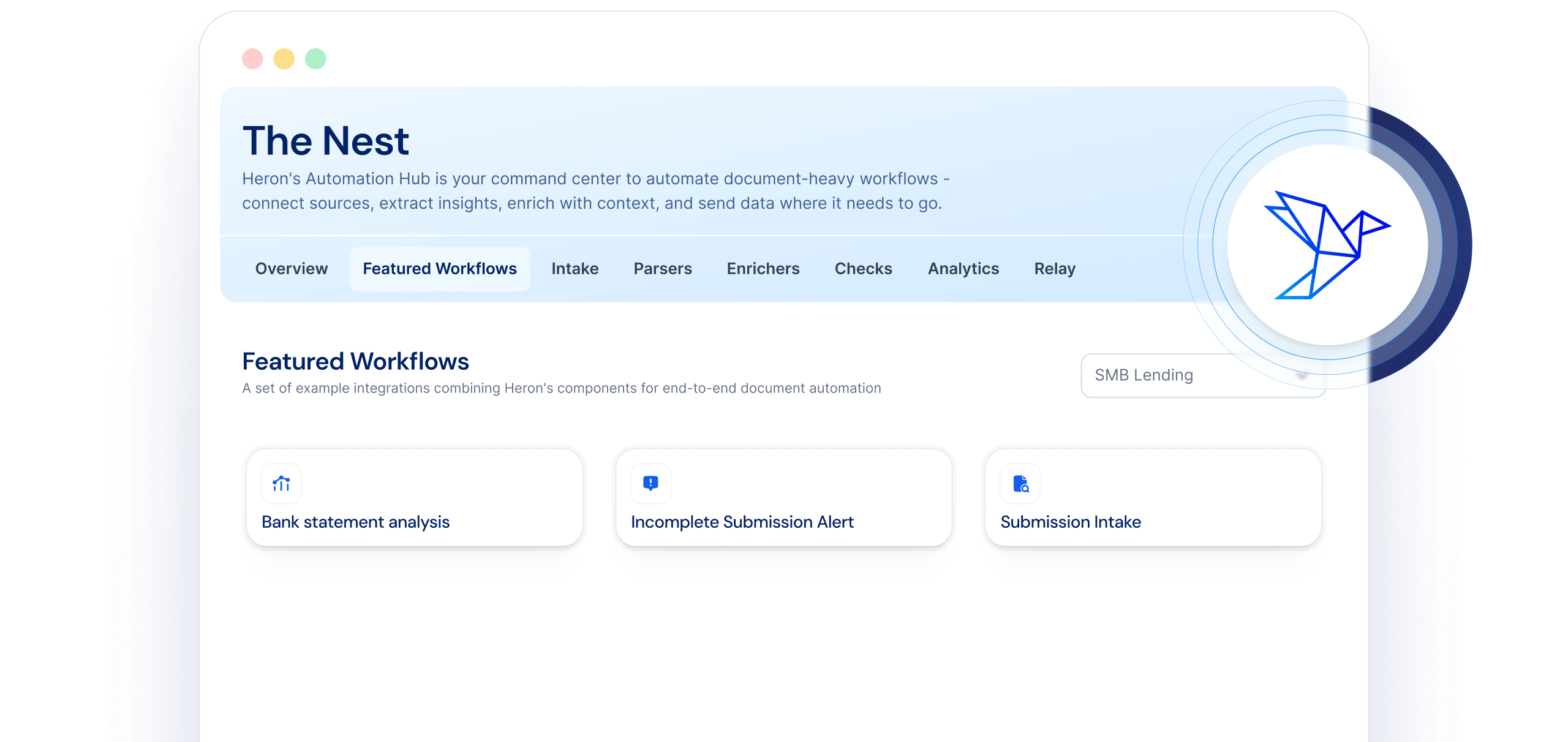 A visual representation of Herons automation hub