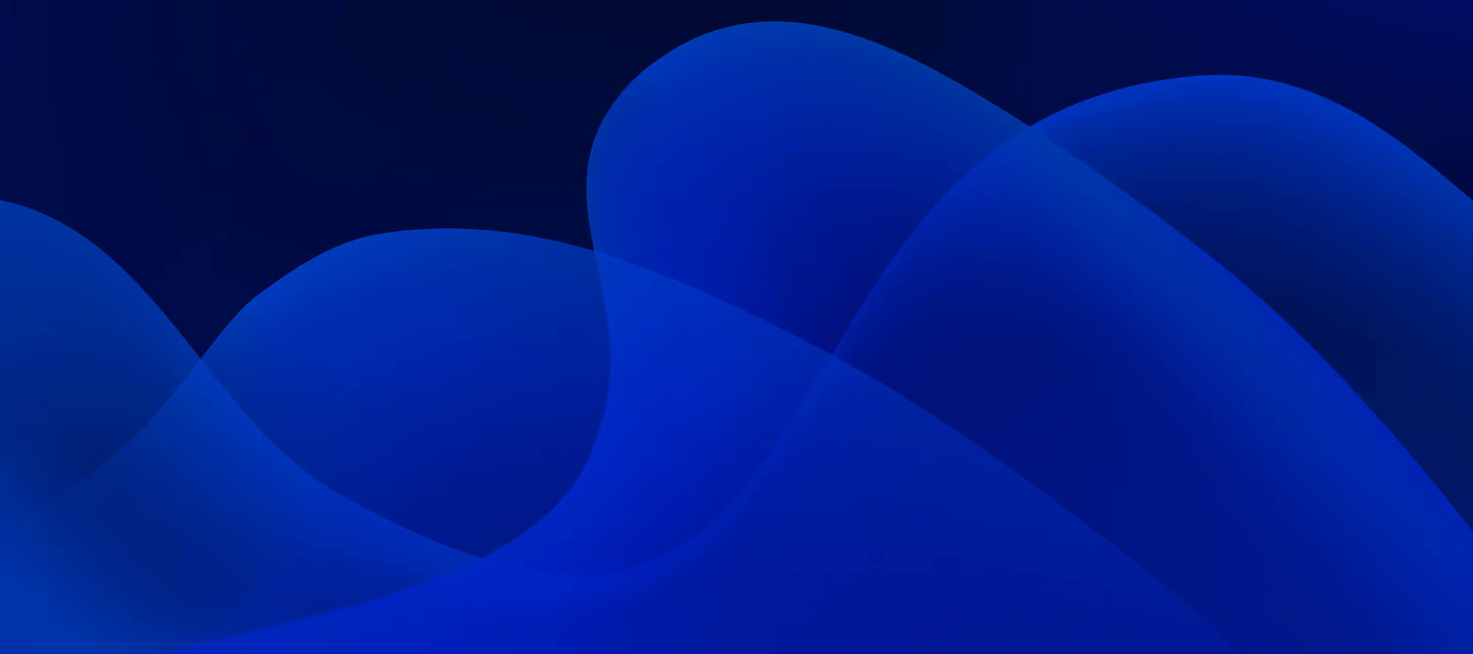 Abstract wavy blue background with overlapping curved shapes symbolizing harmony and teamwork.
