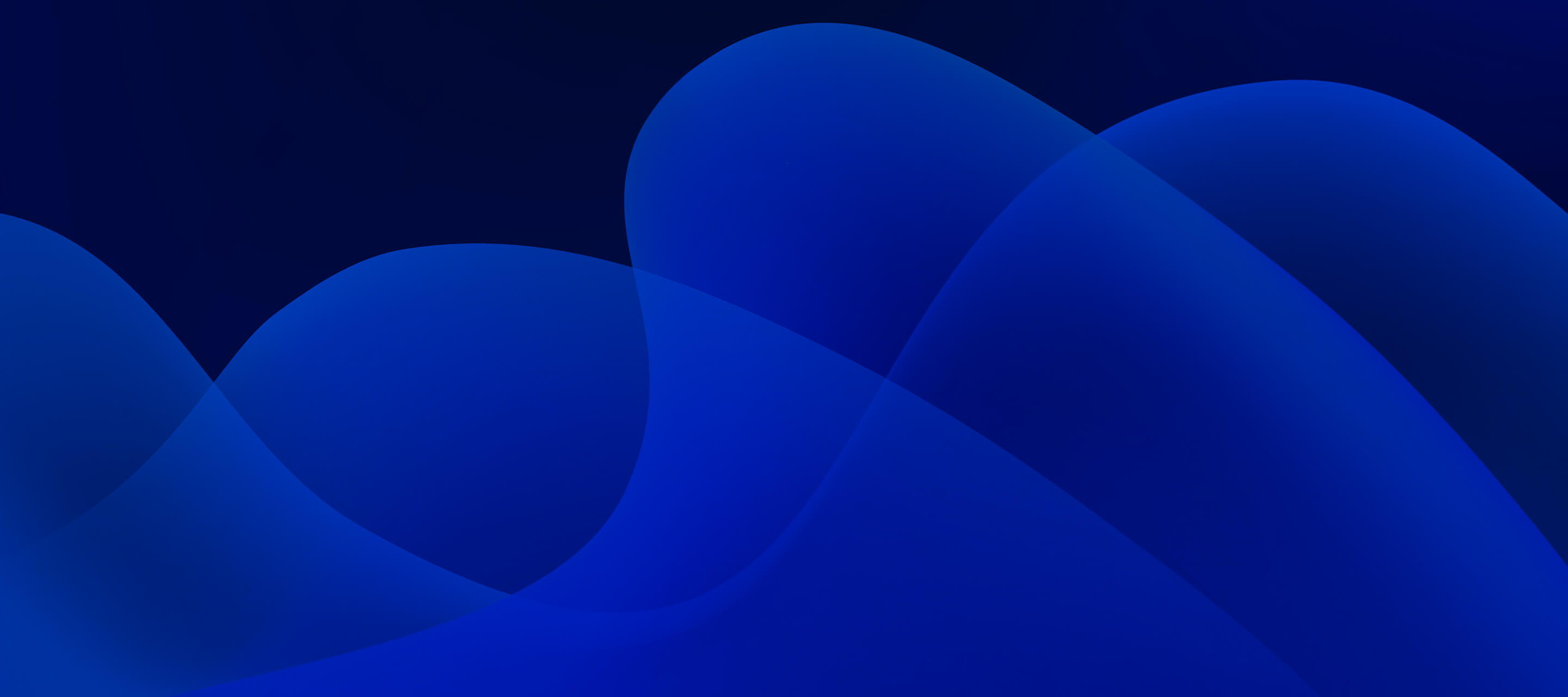 Abstract wavy blue background with overlapping curved shapes symbolizing harmony and teamwork.
