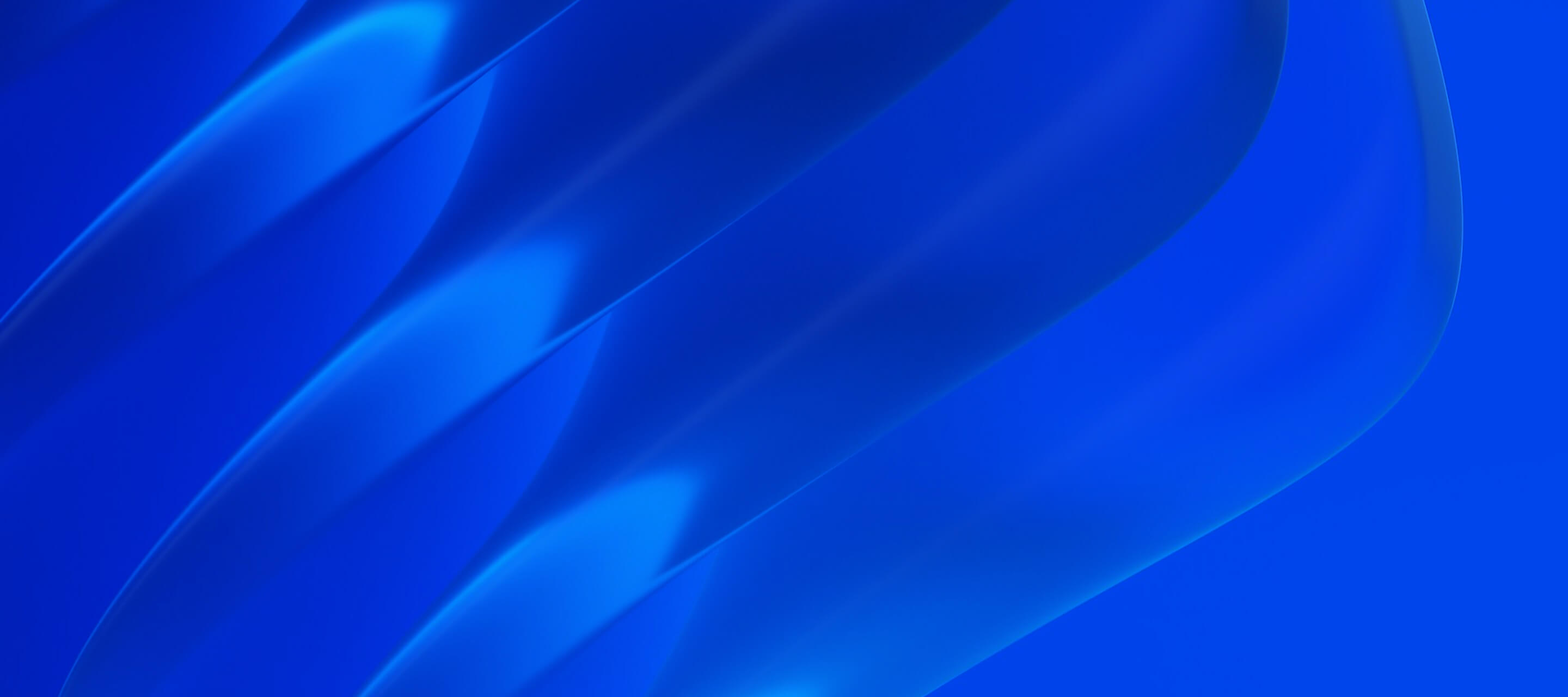 Abstract layered blue design with smooth curved lines creating a sense of depth and motion.
