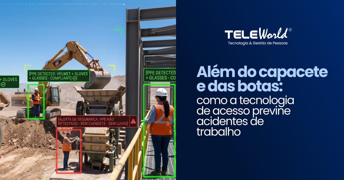 Além do capacete e das botas: como a tecnologia de acesso previne acidentes de trabalho