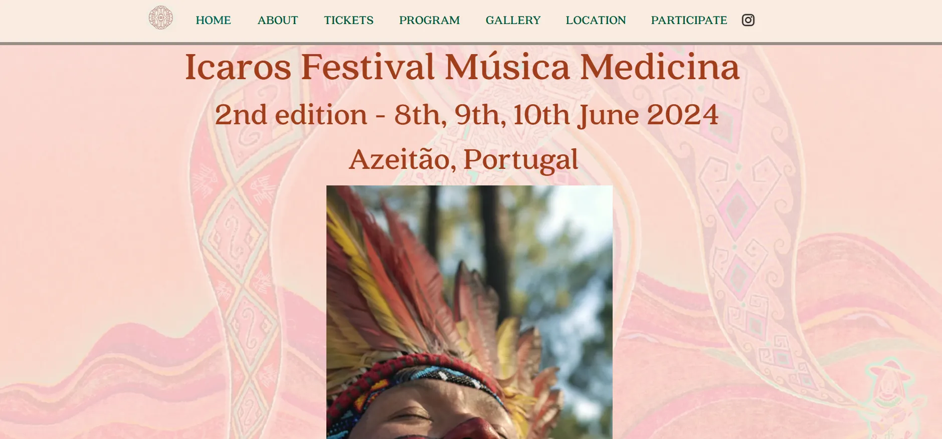 Icaros old website screenshot