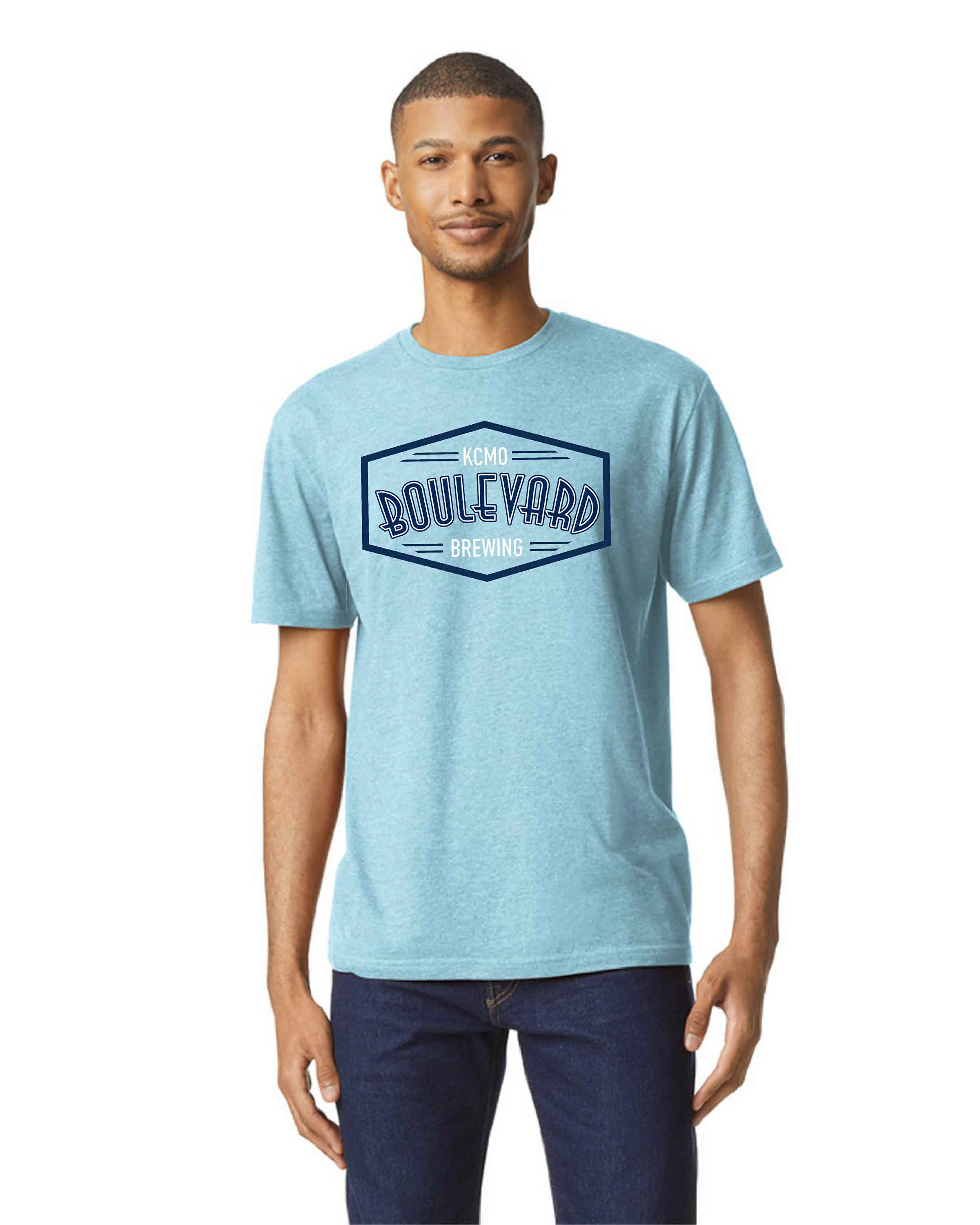 Boulevard Brewing tshirt design blue
