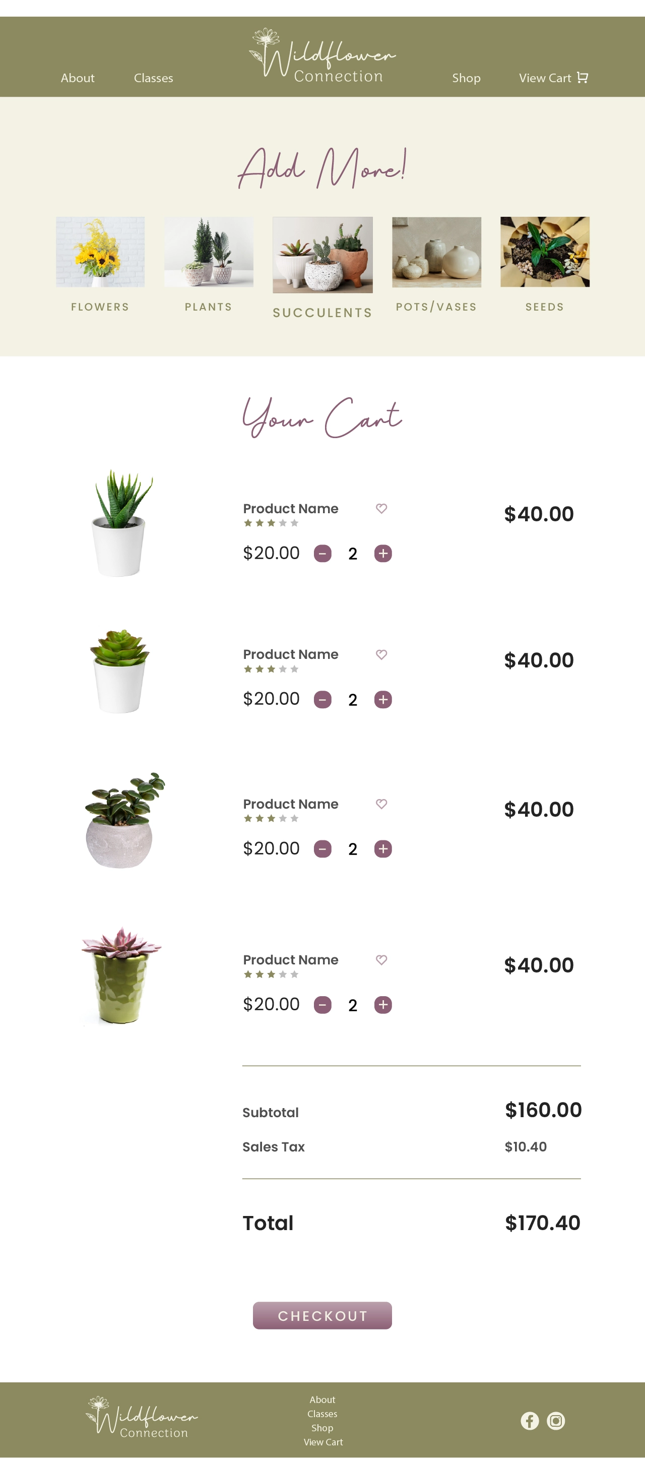 Wildflower Cart
