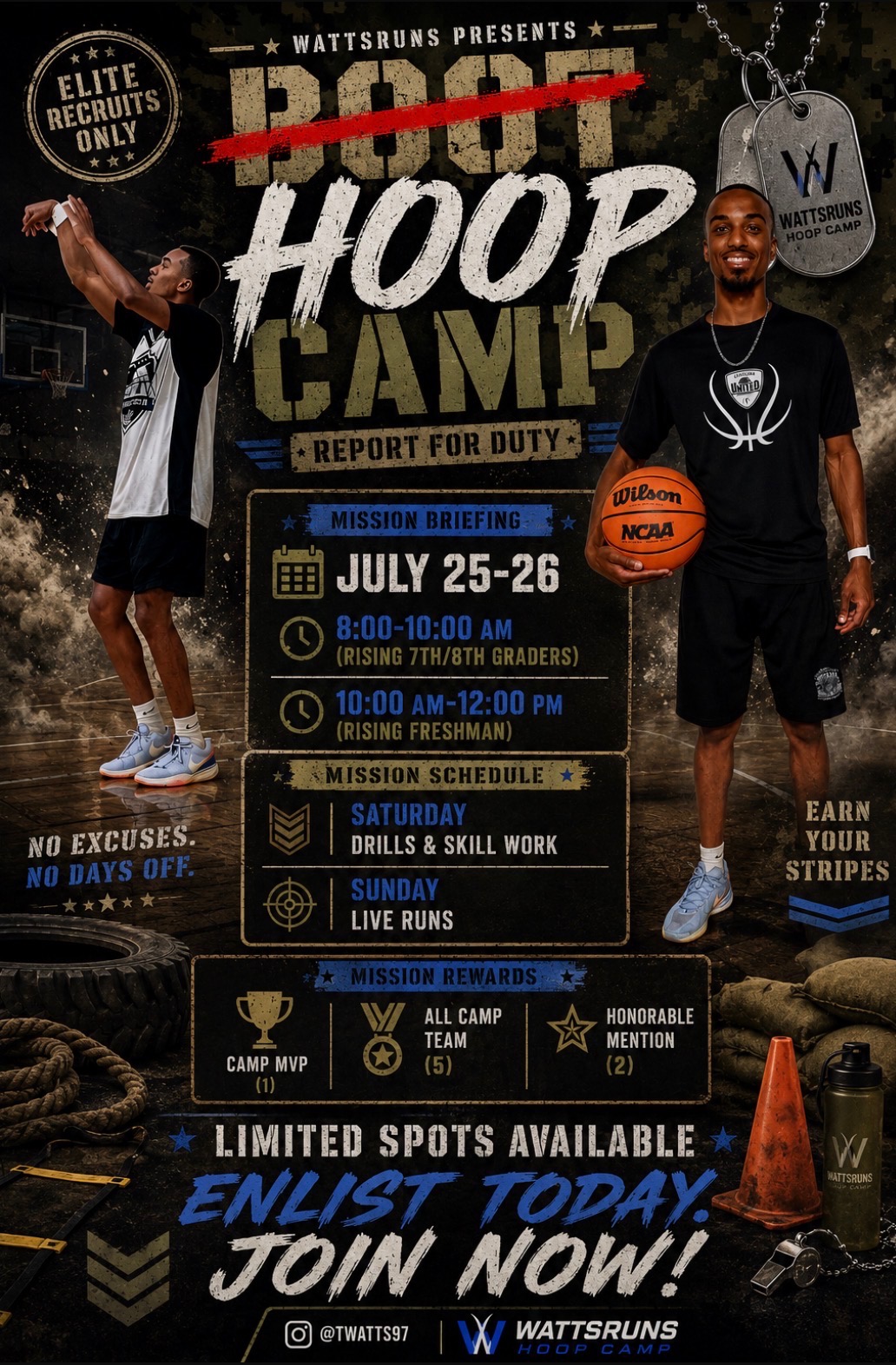 Watt's Runs Hoop Camp (Rising Freshman)