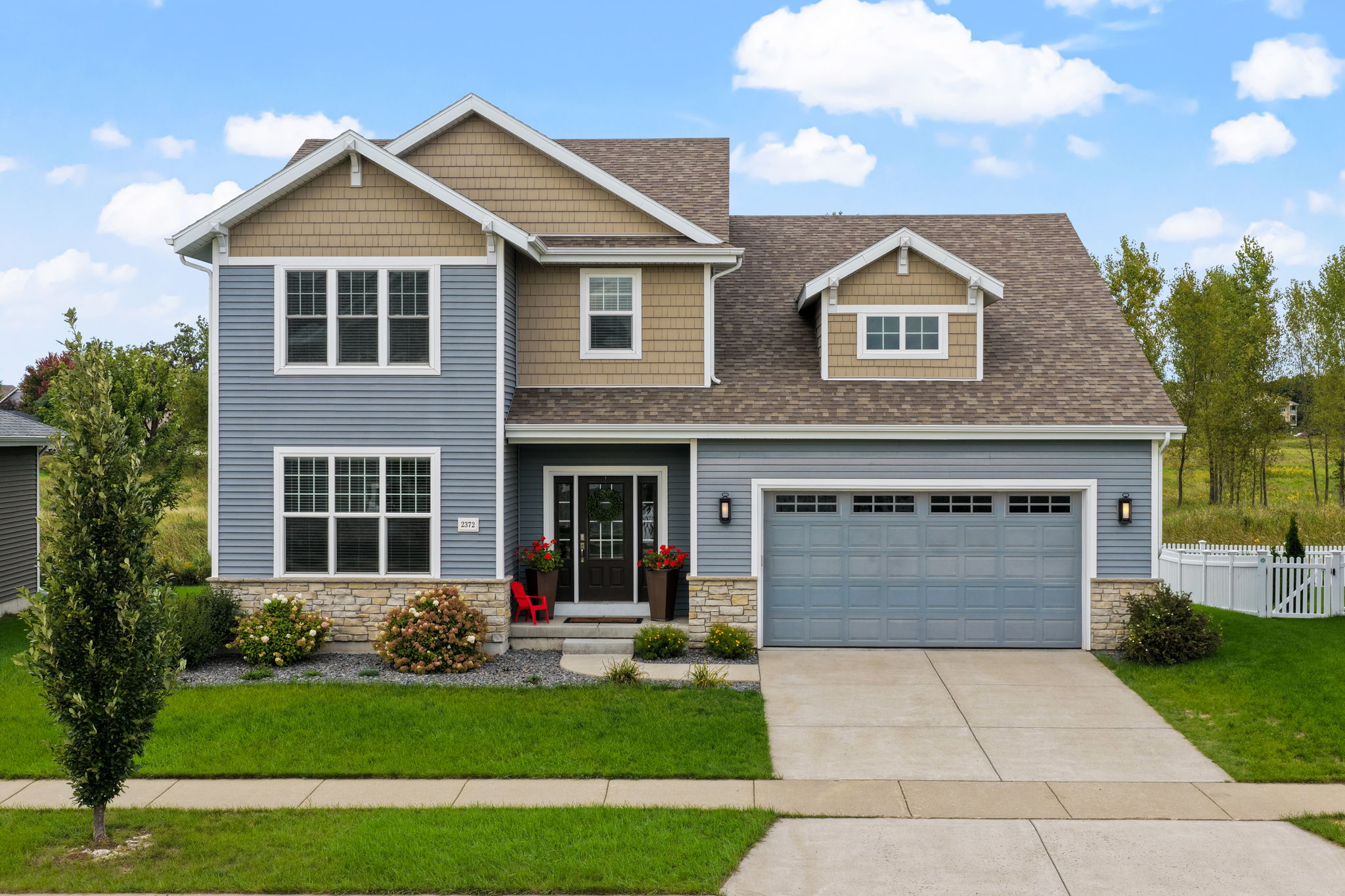 Spacious Sun Prairie Living with a Peaceful Setting