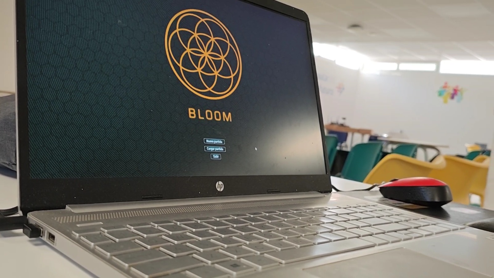BLOOM arrancado en un portátil durante un taller