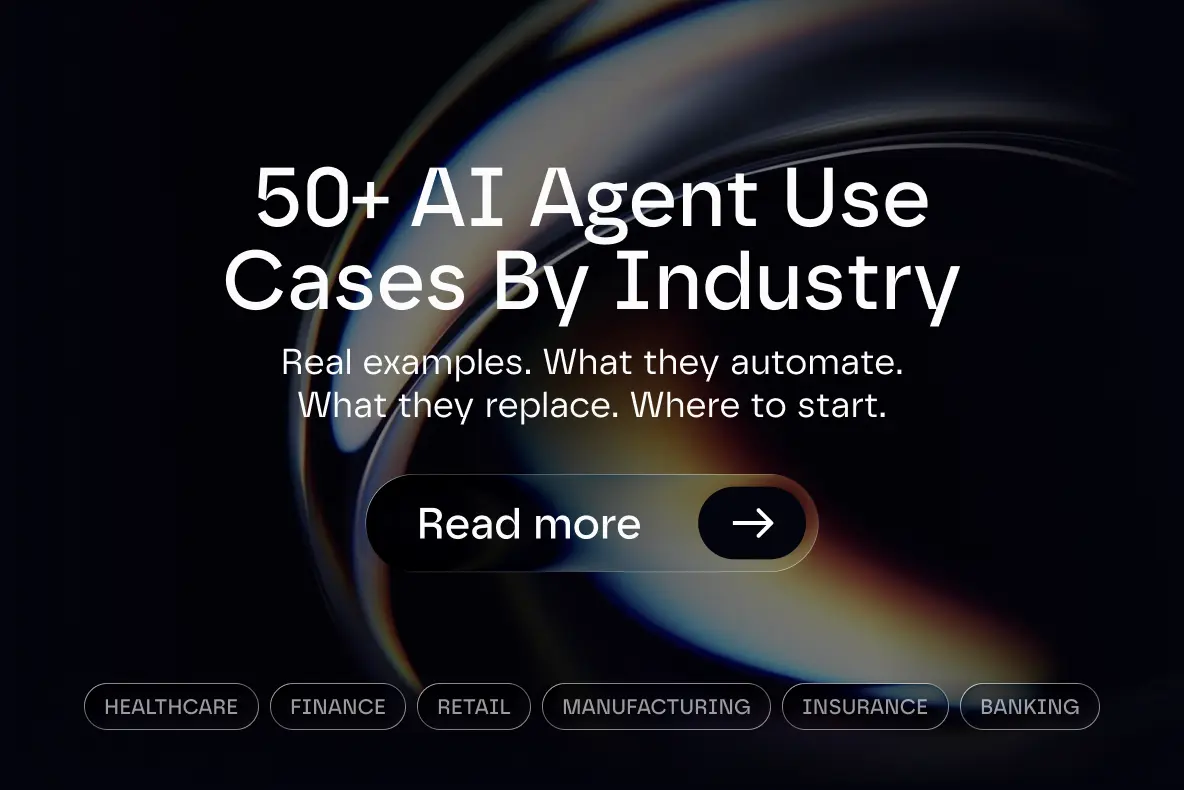 50+ AI Agent Use Cases by Industry (2026)