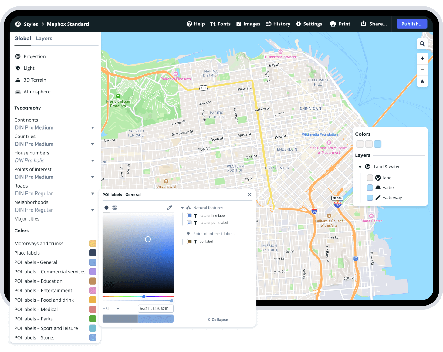 mapbox webflow