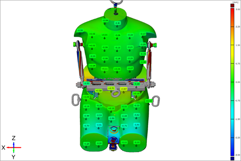 A green and blue model of a human bodyAI-generated content may be incorrect.