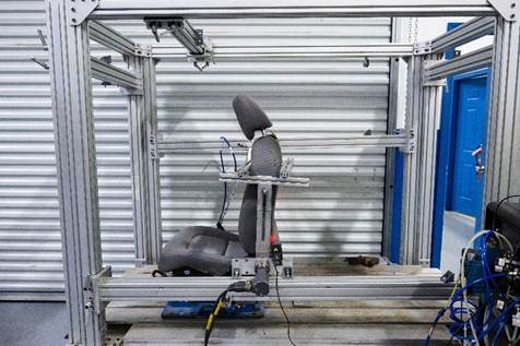 A car seat in a factoryAI-generated content may be incorrect.