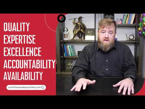 Video thumbnail for the 5 Pillars of South Chesapeake Psychiatry with Justin Ray