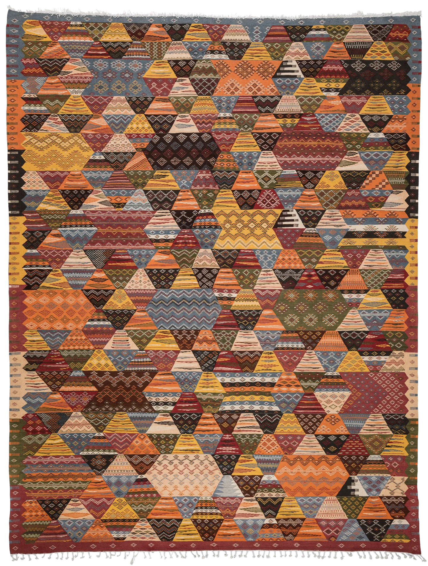 Moroccan Vintage Akhnif Kilim