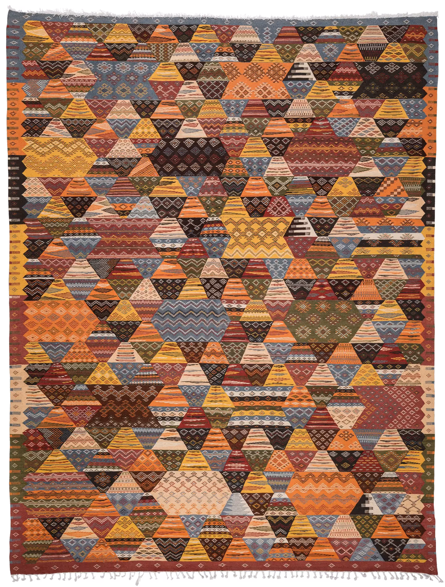 Moroccan Vintage Akhnif Kilim