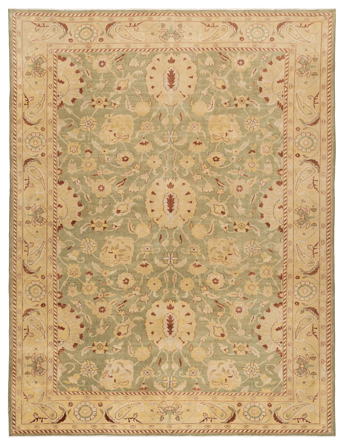 Oushak Low Pile Rug