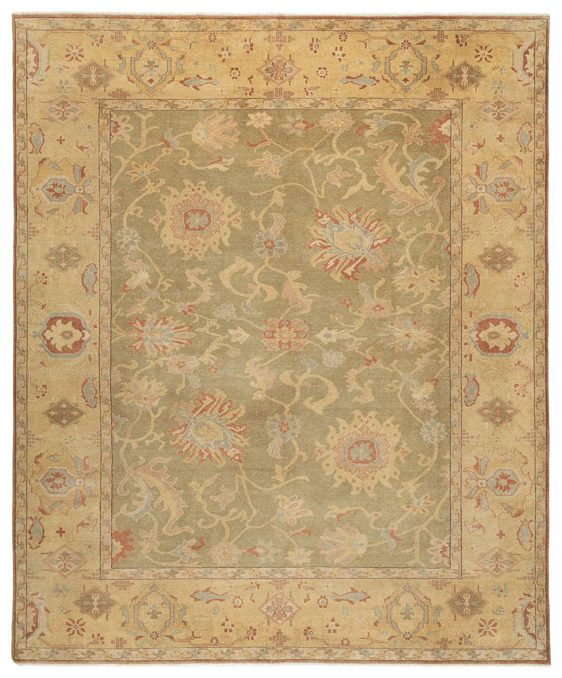 Oushak Low Pile Rug