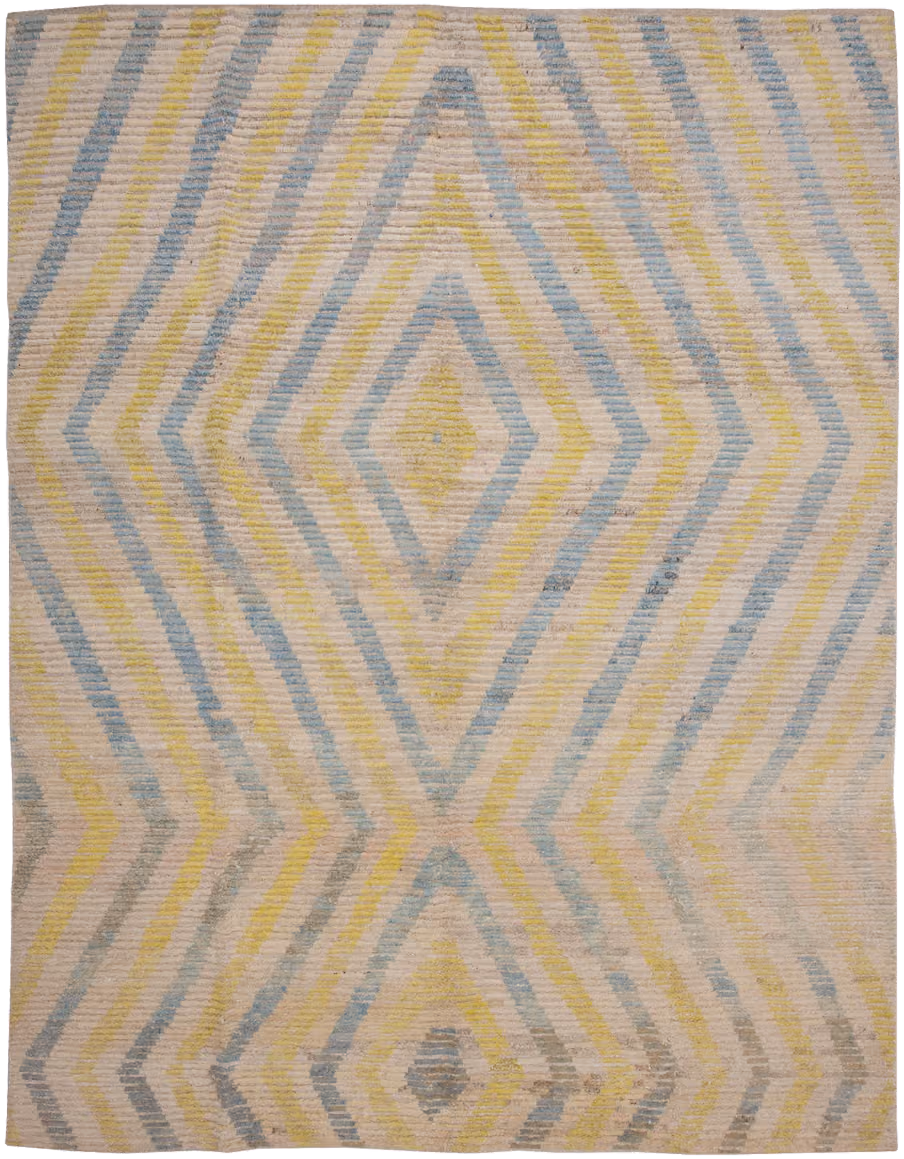Old Yarn PomPom Rug
