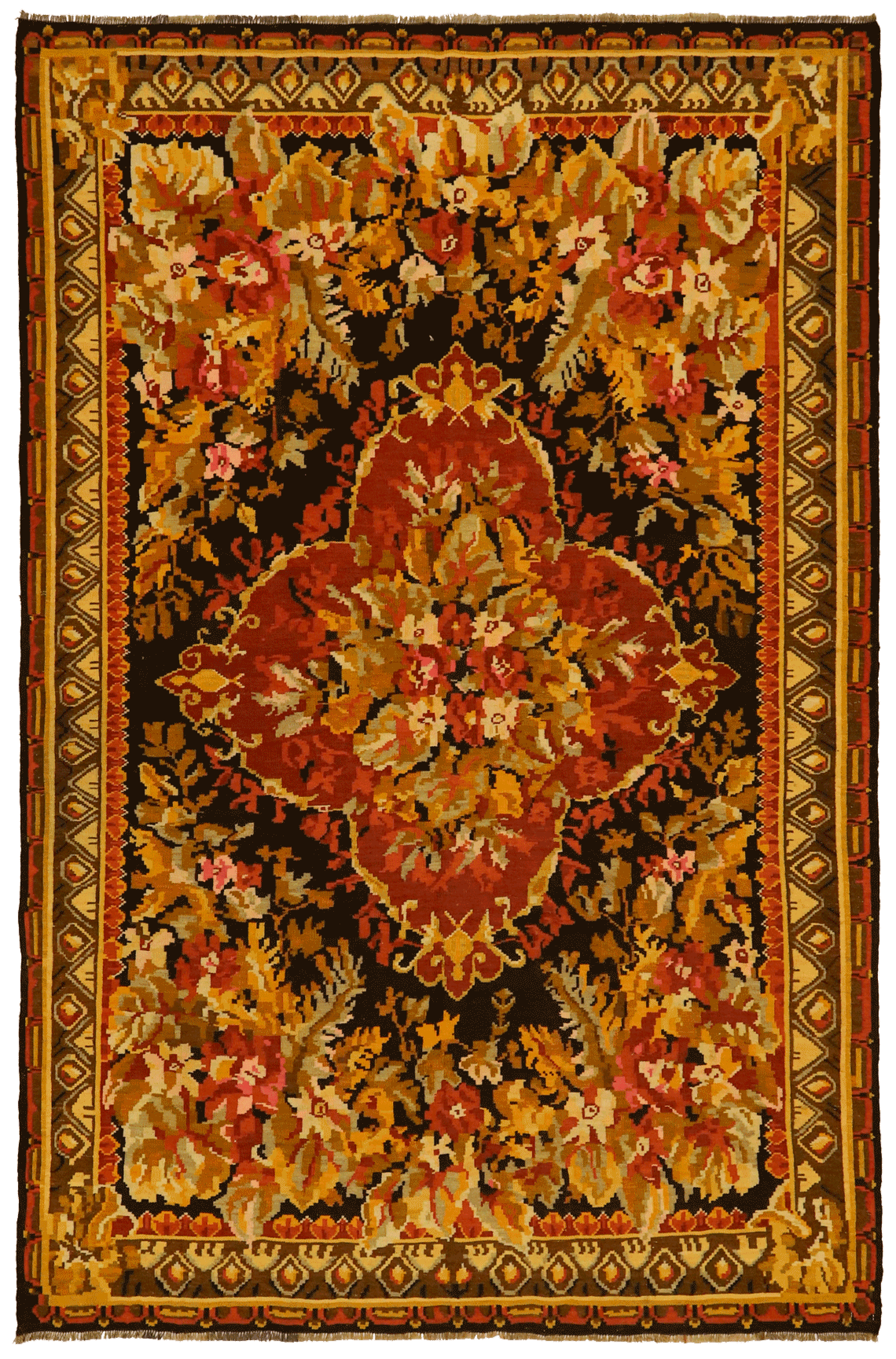 Vintage Bessarabian Kilim