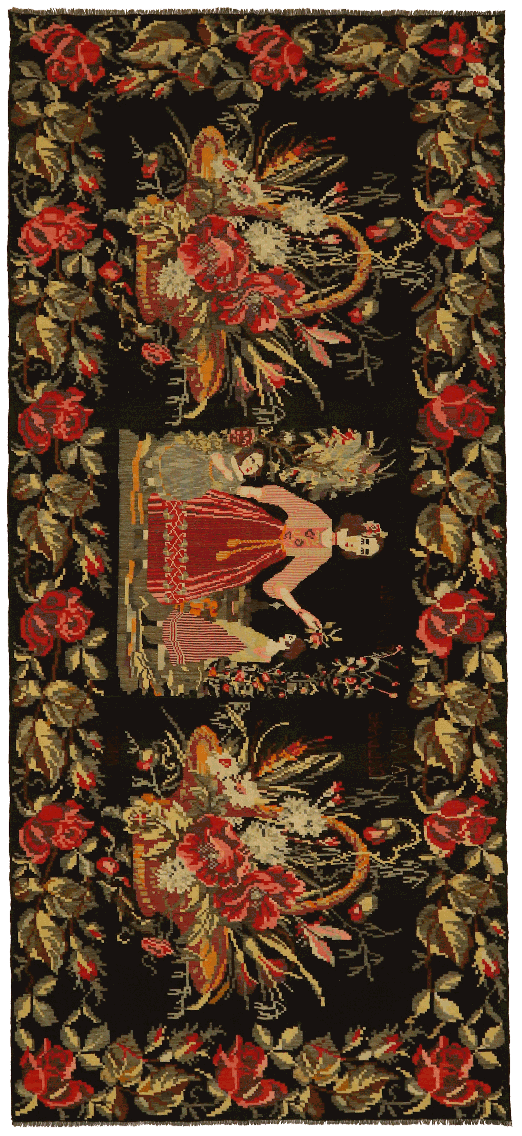 Vintage Bessarabian Kilim
