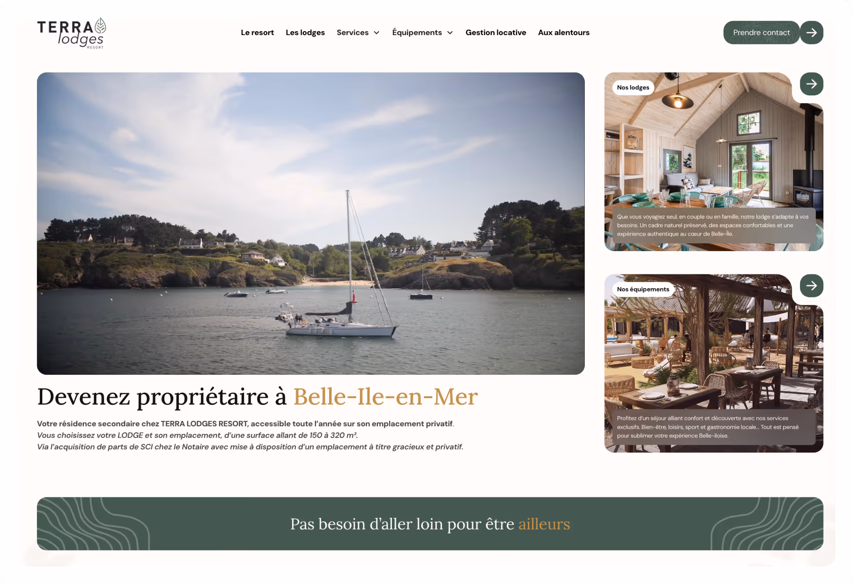 Hero header Terra Lodges