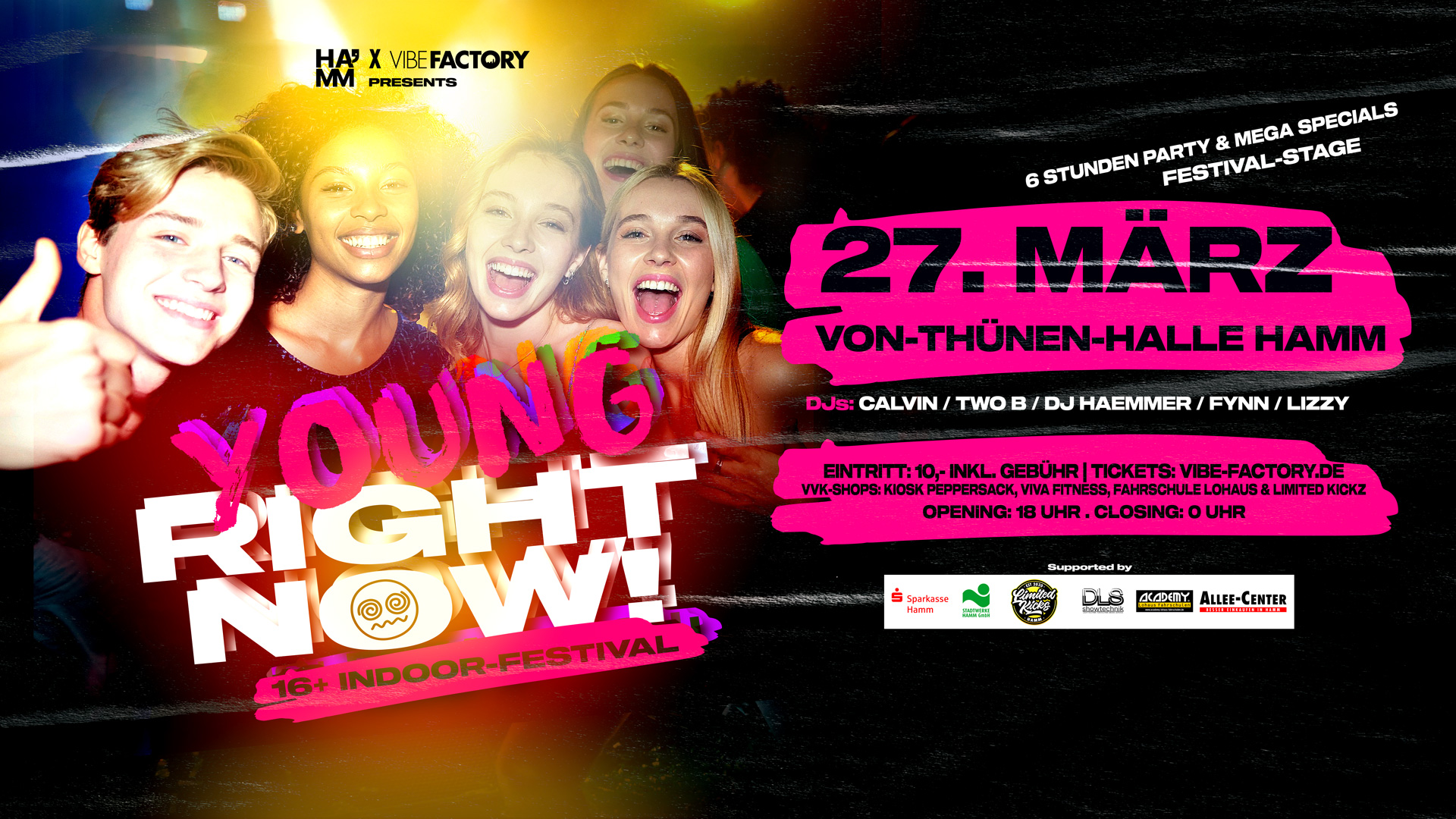 YOUNG RIGHT NOW | Hamms 16+ Indoor Festival