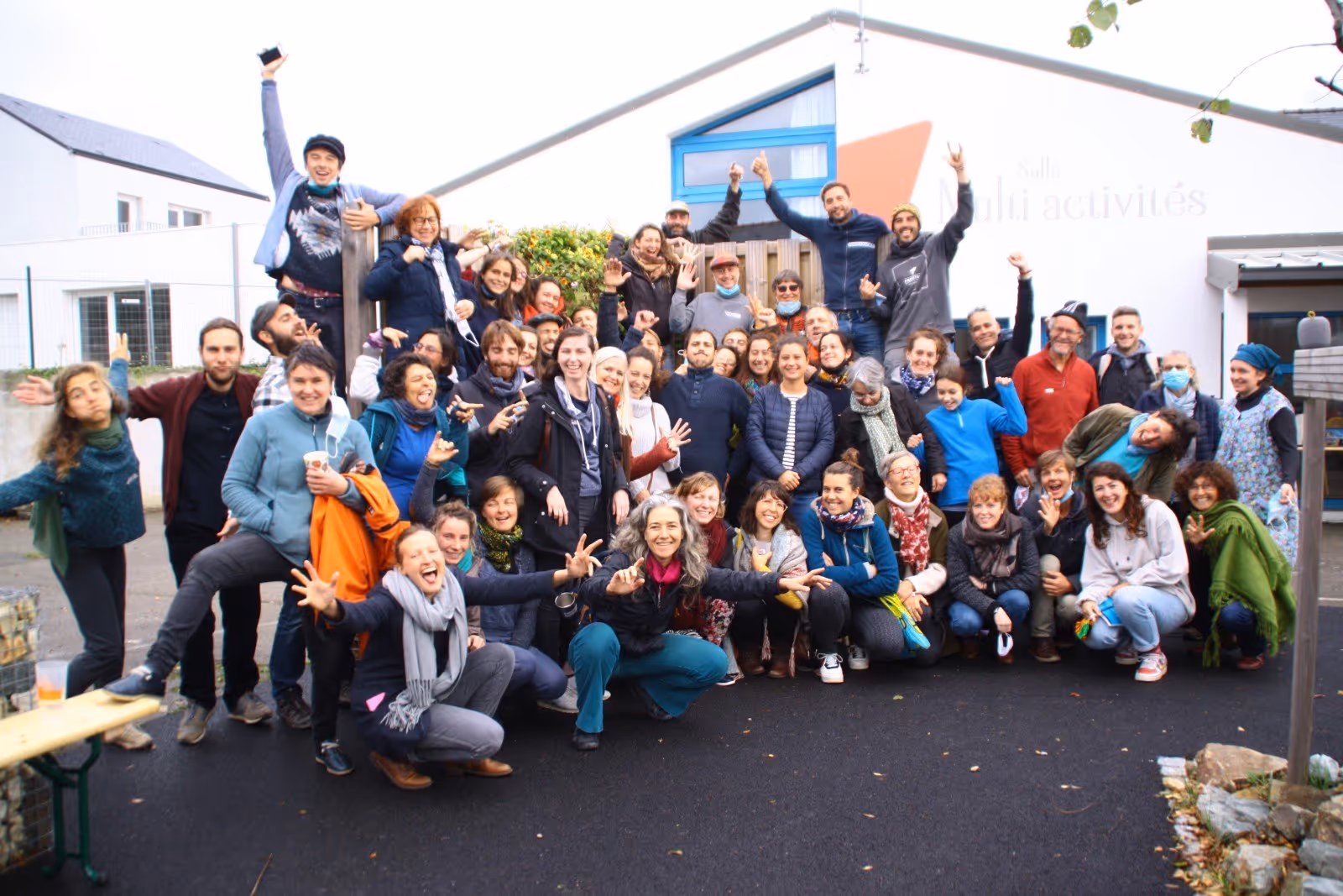 participants au week-end des possibles dans le finistère
