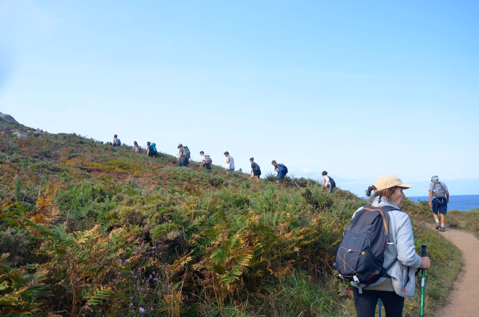 chemin des possibles sur le sentier des Douaniers