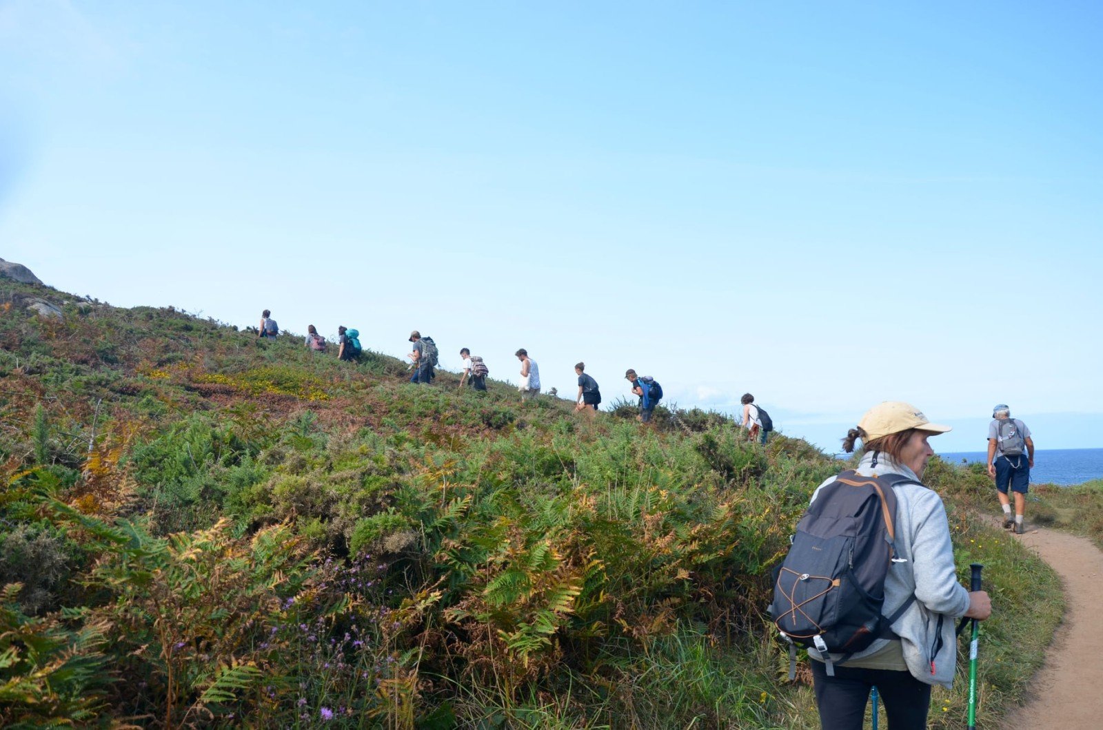 chemin des possibles sur le sentier des Douaniers