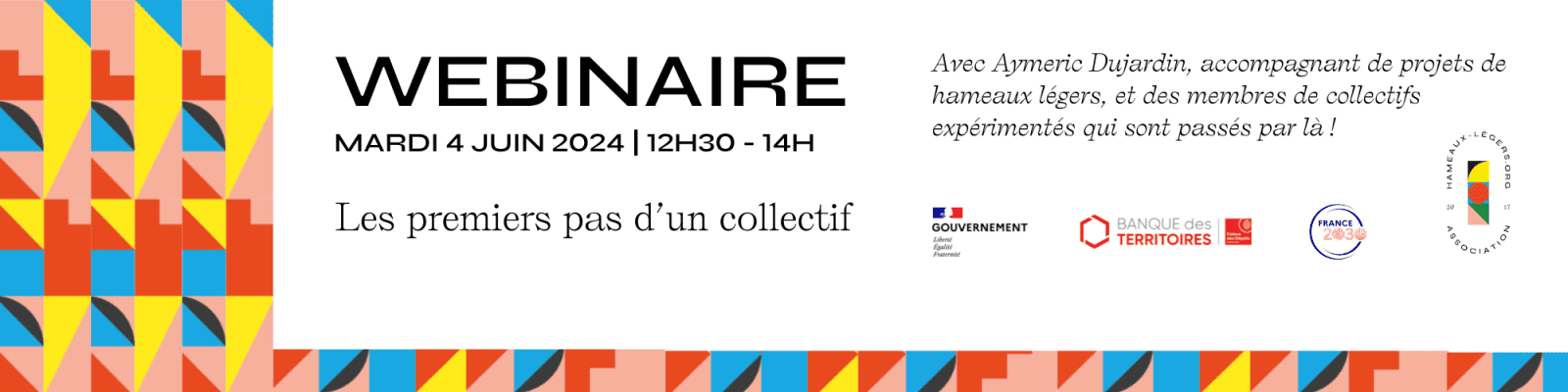 visuel du webinaire sur les début d'un collectifs