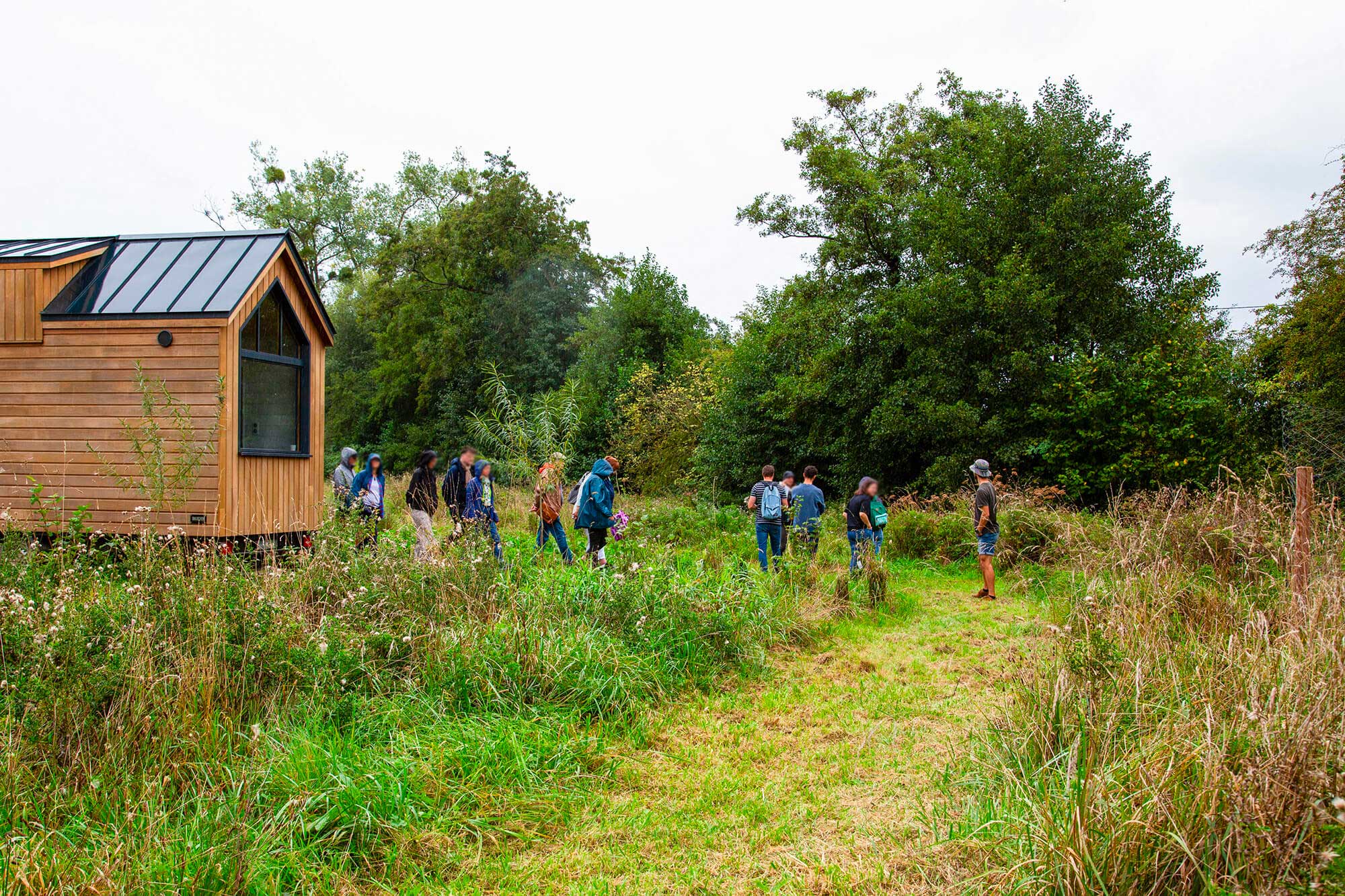 Habitat réversible du hameau léger de Potelle lors de portes ouvertes