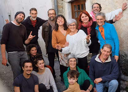 groupe d'habitants