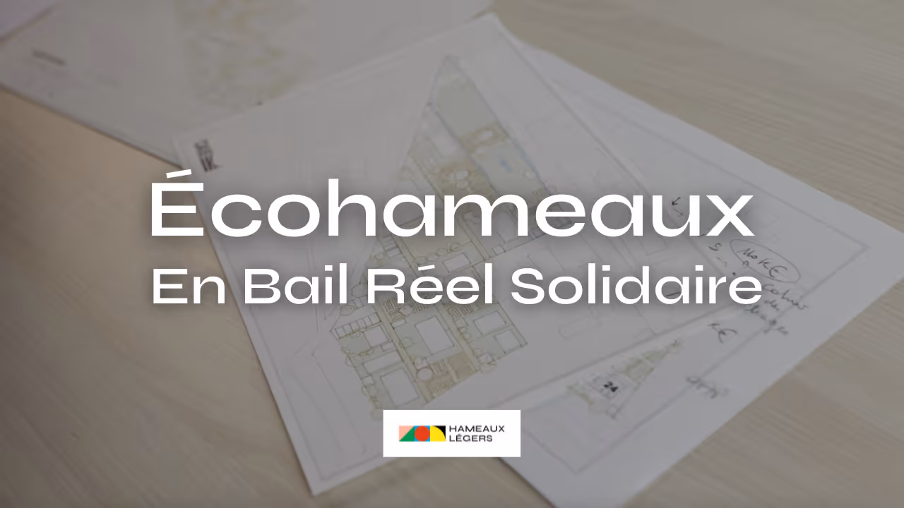 Aperçu des plans d'urbanisme apparaissant dans la vidéo sur les écohameaux en bail réel solidaire