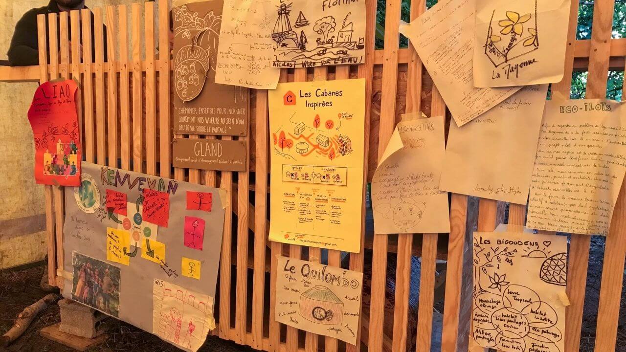 Exemples de présentations de projets lors d'un événement de rencontre
